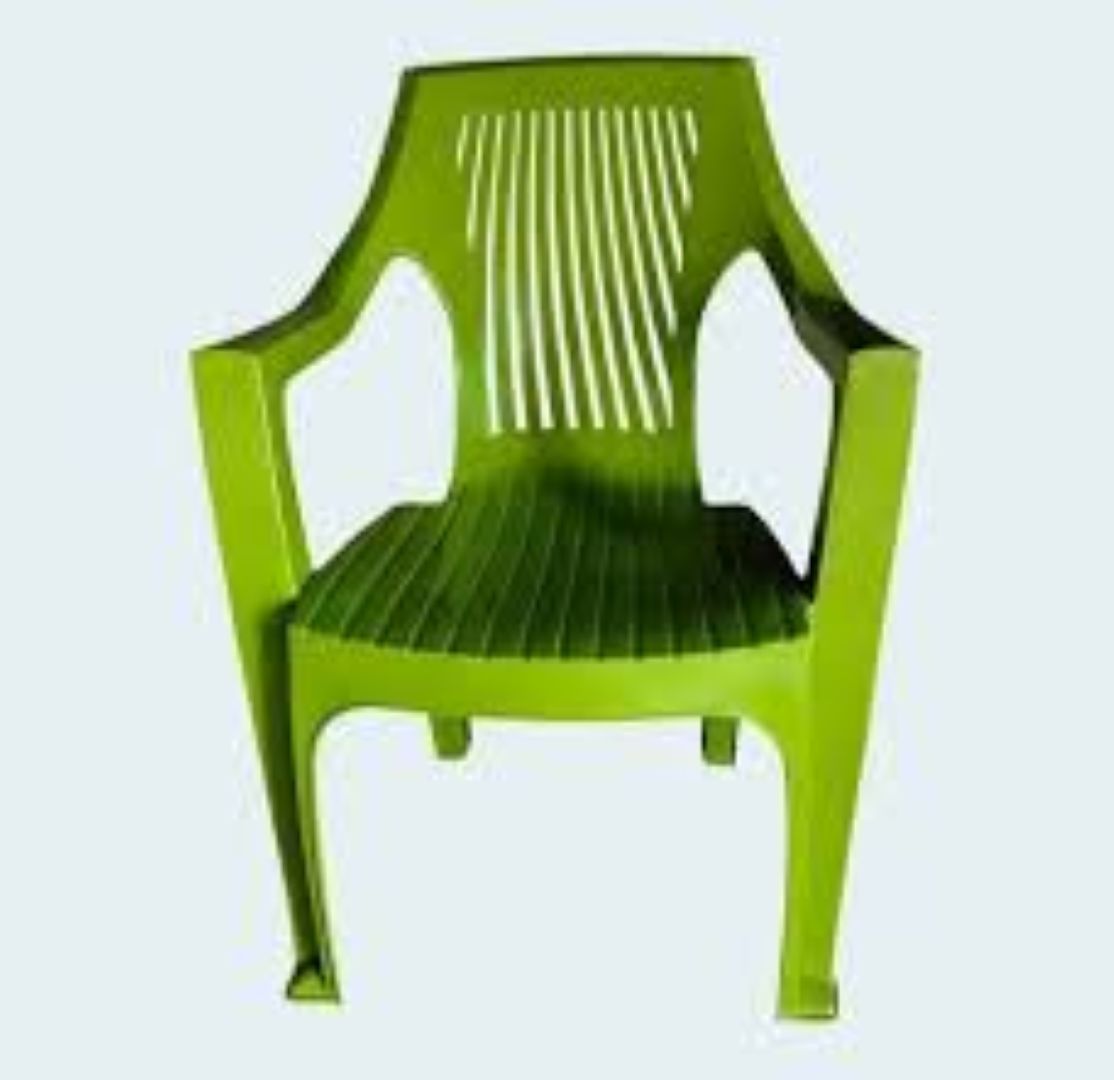 COMPLAST CHAIR PREMIUM STRIPES O/GREEN